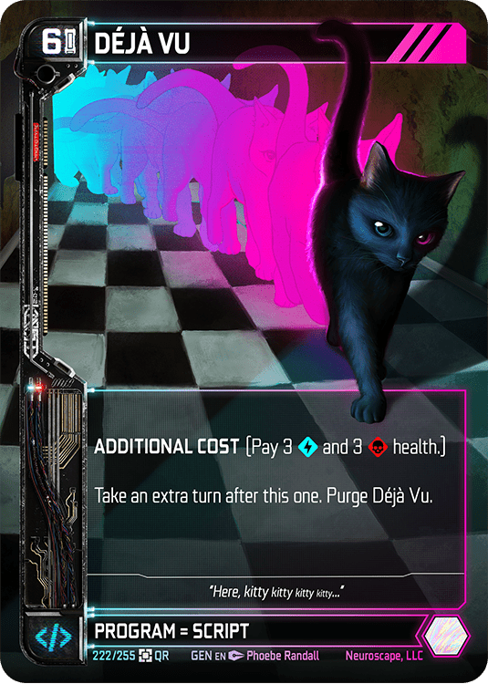 Neuroscape TCG - Déjà Vu GEN-222 - The Feisty Goblin Gamehouse -