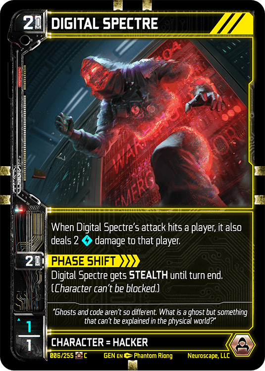 Neuroscape TCG - Digital Spectre GEN-006 - The Feisty Goblin Gamehouse -