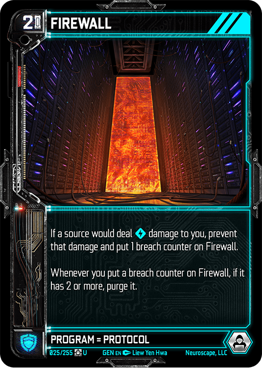 Neuroscape TCG - Firewall GEN-025 - The Feisty Goblin Gamehouse -