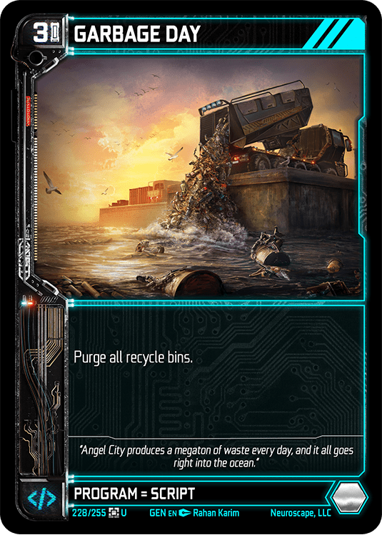 Neuroscape TCG - Garbage Day GEN-228 - The Feisty Goblin Gamehouse -