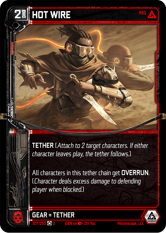 Neuroscape TCG - Hot Wire GEN-127 - The Feisty Goblin Gamehouse -