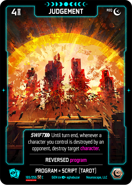 Neuroscape TCG - Judgement GEN-165 - The Feisty Goblin Gamehouse -