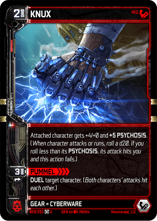 Neuroscape TCG - Knux GEN-059 - The Feisty Goblin Gamehouse -