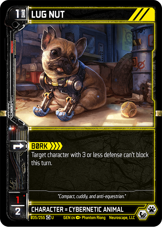 Neuroscape TCG - Lug Nut GEN-035 - The Feisty Goblin Gamehouse -