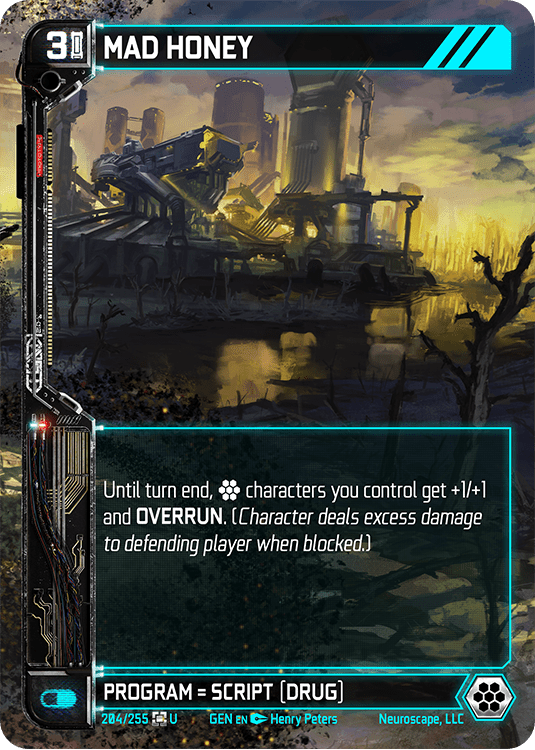 Neuroscape TCG - Mad Honey GEN-204 - The Feisty Goblin Gamehouse -