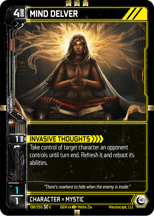 Neuroscape TCG - Mind Delver GEN-138 - The Feisty Goblin Gamehouse -
