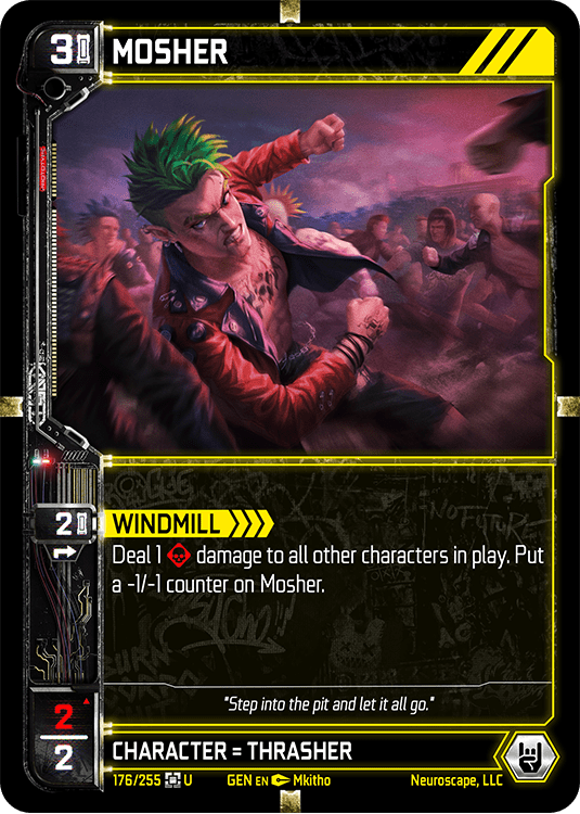 Neuroscape TCG - Mosher GEN-176 - The Feisty Goblin Gamehouse -