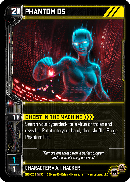 Neuroscape TCG - Phantom Os GEN-008 - The Feisty Goblin Gamehouse -