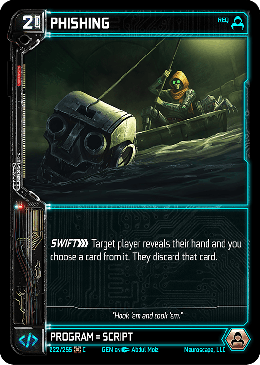 Neuroscape TCG - Phishing GEN-022 - The Feisty Goblin Gamehouse -