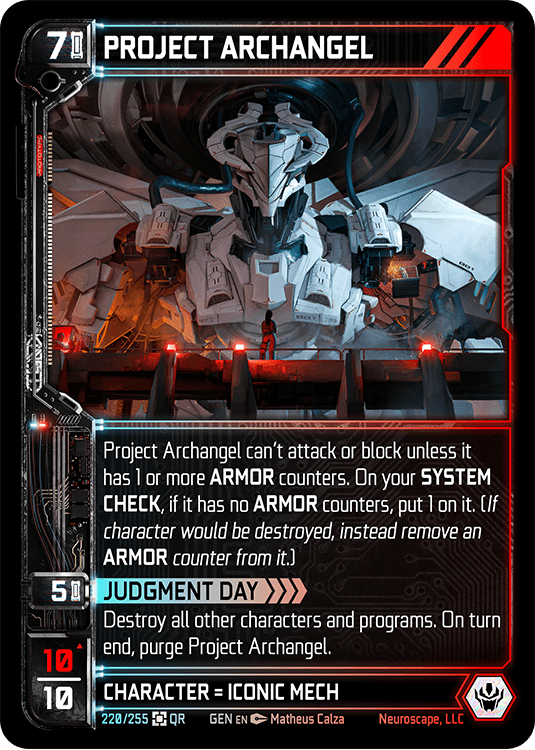 Neuroscape TCG - Project Archangel GEN-220 - The Feisty Goblin Gamehouse -