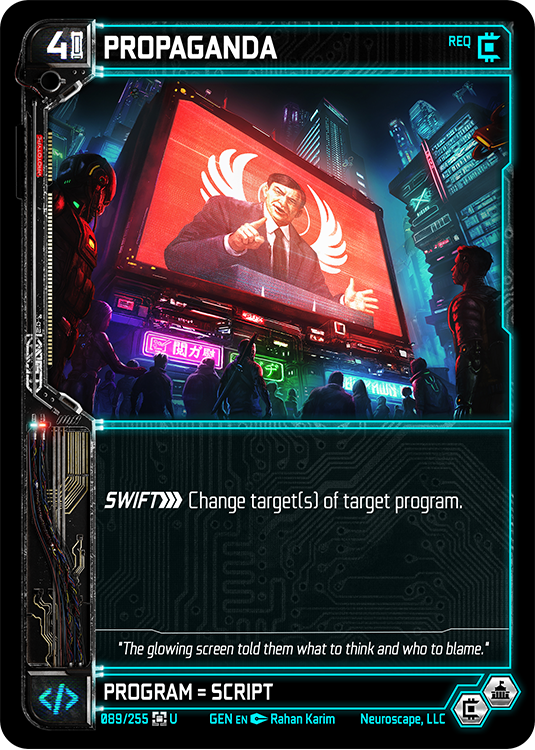 Neuroscape TCG - Propaganda GEN-089 - The Feisty Goblin Gamehouse -