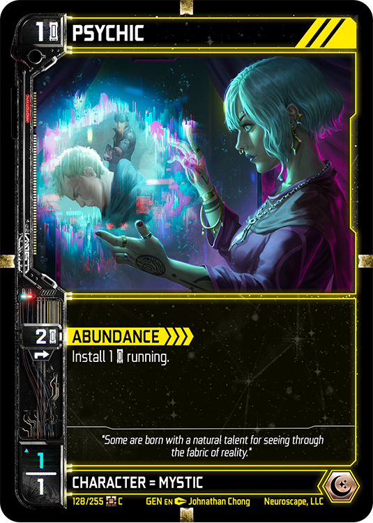 Neuroscape TCG - Psychic GEN-128 - The Feisty Goblin Gamehouse -