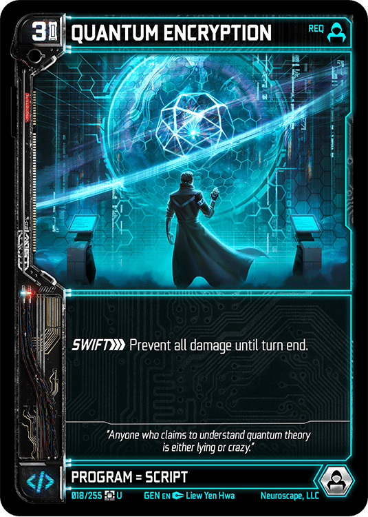 Neuroscape TCG - Quantum Encryption GEN-018 - The Feisty Goblin Gamehouse -