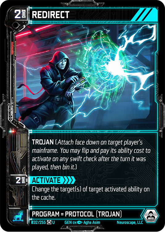 Neuroscape TCG - Redirect GEN-032 - The Feisty Goblin Gamehouse -