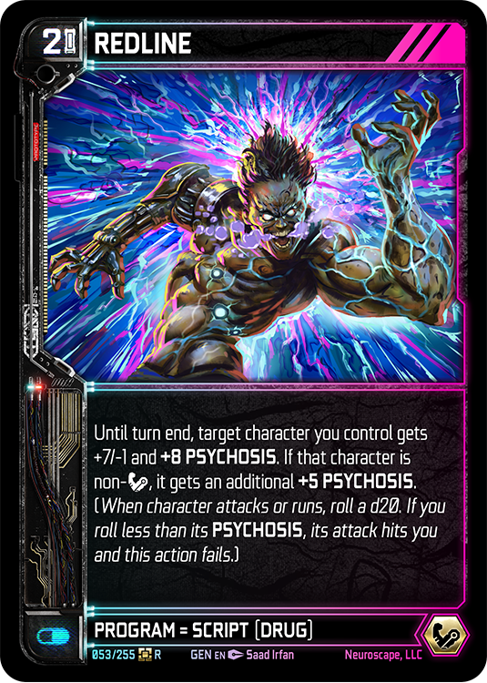 Neuroscape TCG - Redline GEN-053 - The Feisty Goblin Gamehouse -