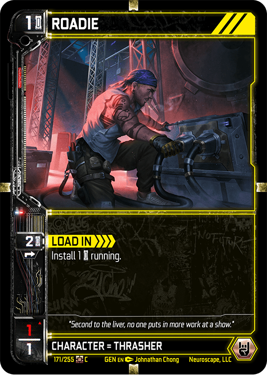 Neuroscape TCG - Roadie GEN-171 - The Feisty Goblin Gamehouse -
