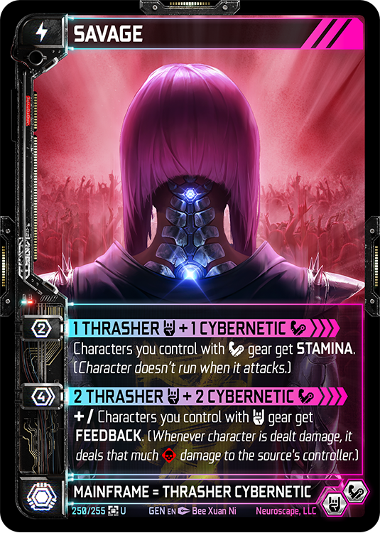 Neuroscape TCG - Savage GEN-250 - The Feisty Goblin Gamehouse -