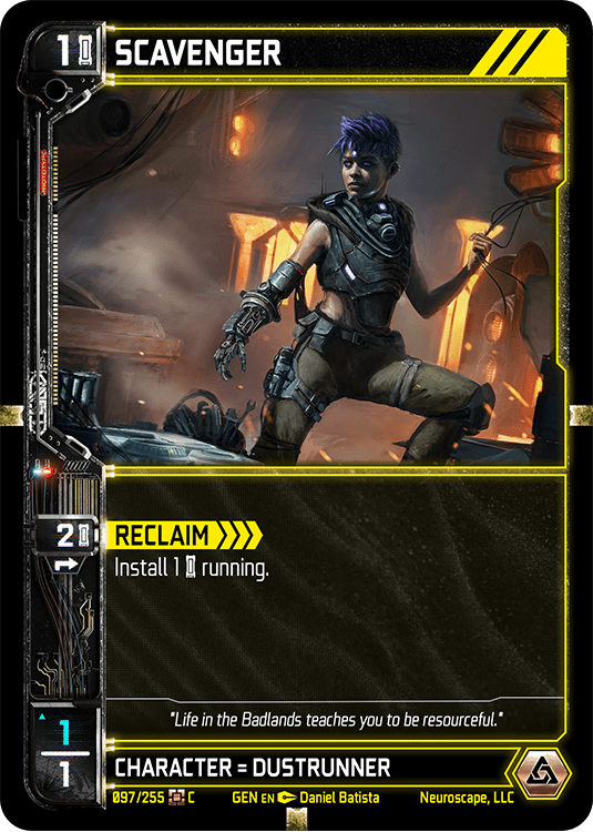 Neuroscape TCG - Scavenger GEN-097 - The Feisty Goblin Gamehouse -