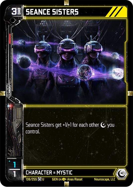 Neuroscape TCG - Seance Sisters GEN-136 - The Feisty Goblin Gamehouse -