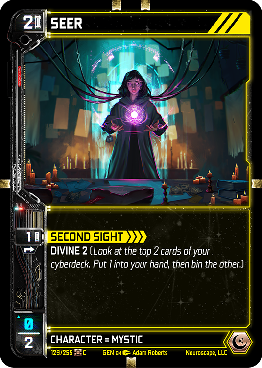 Neuroscape TCG - Seer GEN-129 - The Feisty Goblin Gamehouse -
