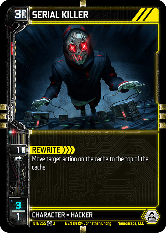 Neuroscape TCG - Serial Killer GEN-011 - The Feisty Goblin Gamehouse -