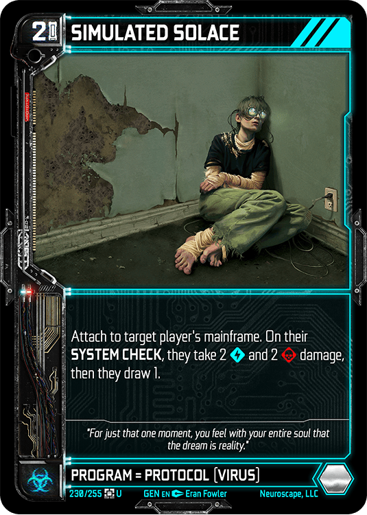 Neuroscape TCG - Simulated Solace GEN-230 - The Feisty Goblin Gamehouse -