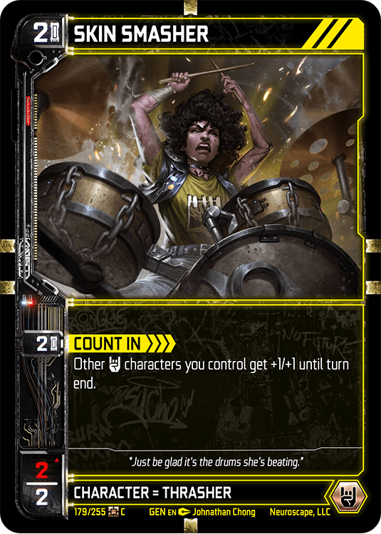 Neuroscape TCG - Skin Smasher GEN-179 - The Feisty Goblin Gamehouse -