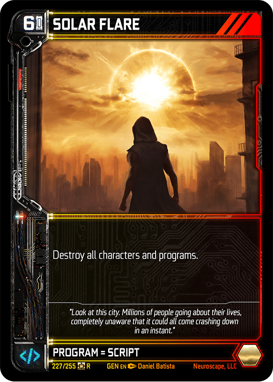 Neuroscape TCG - Solar Flare GEN-227 - The Feisty Goblin Gamehouse -