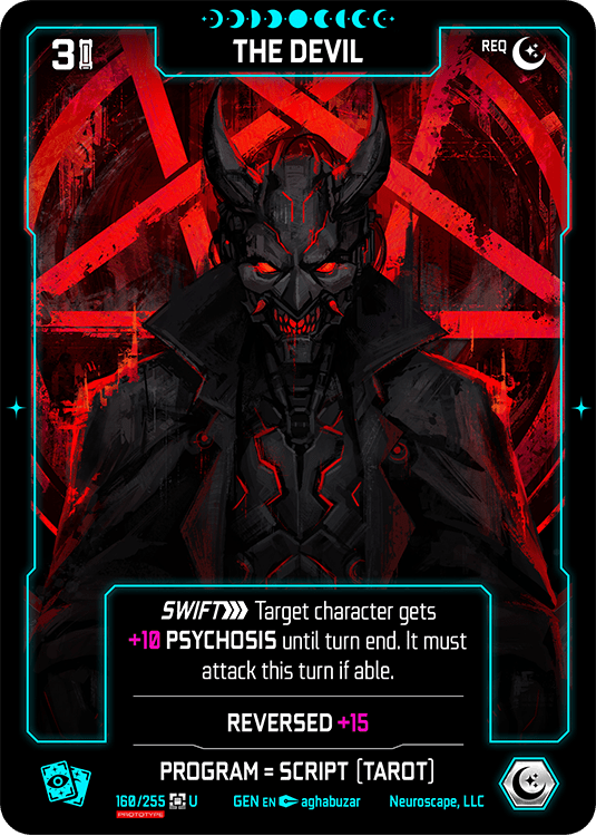 Neuroscape TCG - The Devil GEN-160 - The Feisty Goblin Gamehouse -