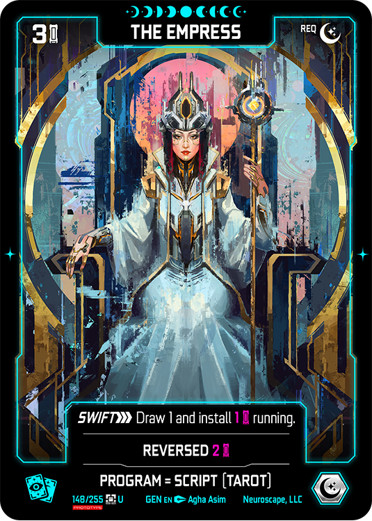 Neuroscape TCG - The Empress GEN-148 - The Feisty Goblin Gamehouse -