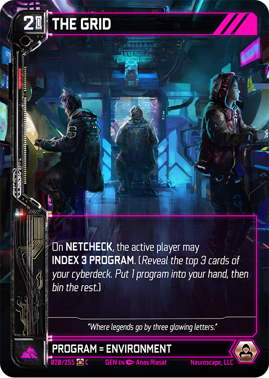 Neuroscape TCG - The Grid GEN-020 - The Feisty Goblin Gamehouse -