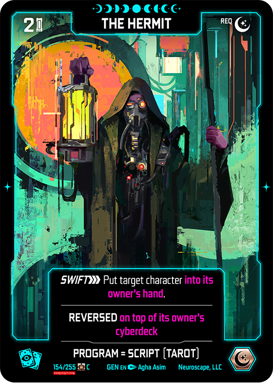 Neuroscape TCG - The Hermit GEN-154Foil - The Feisty Goblin Gamehouse -