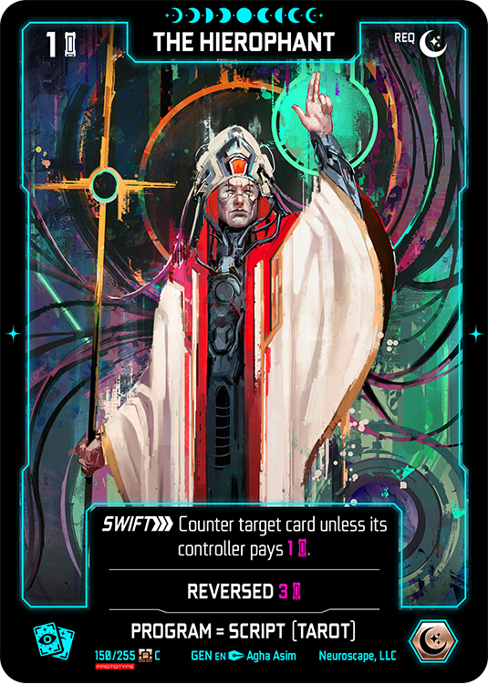 Neuroscape TCG - The Hierophant GEN-150 - The Feisty Goblin Gamehouse -
