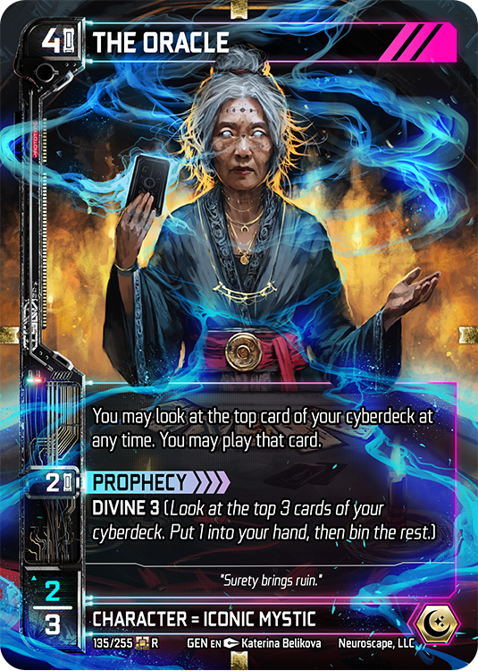 Neuroscape TCG - The Oracle GEN-135 - The Feisty Goblin Gamehouse -