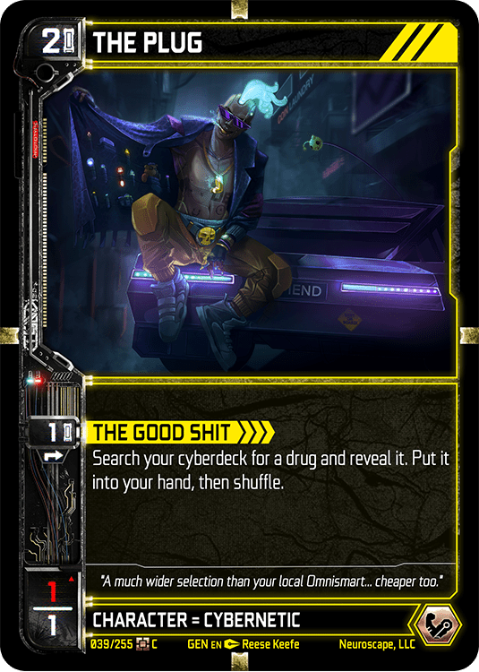 Neuroscape TCG - The Plug GEN-039 - The Feisty Goblin Gamehouse -