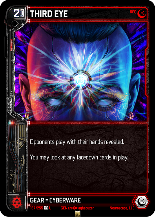 Neuroscape TCG - Third Eye GEN-167 - The Feisty Goblin Gamehouse -