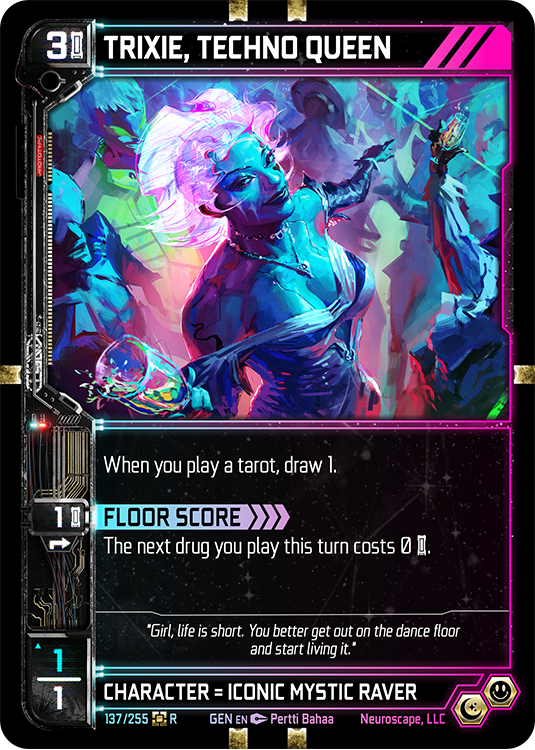 Neuroscape TCG - Trixie, Techno Queen GEN-137 - The Feisty Goblin Gamehouse -