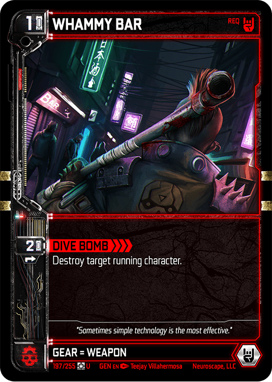Neuroscape TCG - Whammy Bar GEN-197 - The Feisty Goblin Gamehouse -