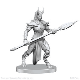 Pathfinder Battles Deep Cuts Miniatures: Wave 27- Vordine (Infantry Devil) & Pitborn Rogue - The Feisty Goblin Gamehouse -