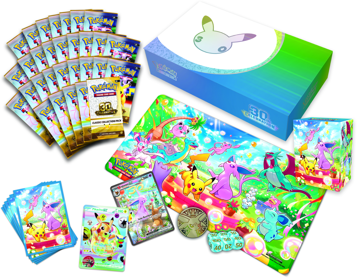 Pokémon TCG: 30th Celebration Ultra-Premium Collection - The Feisty Goblin Gamehouse -