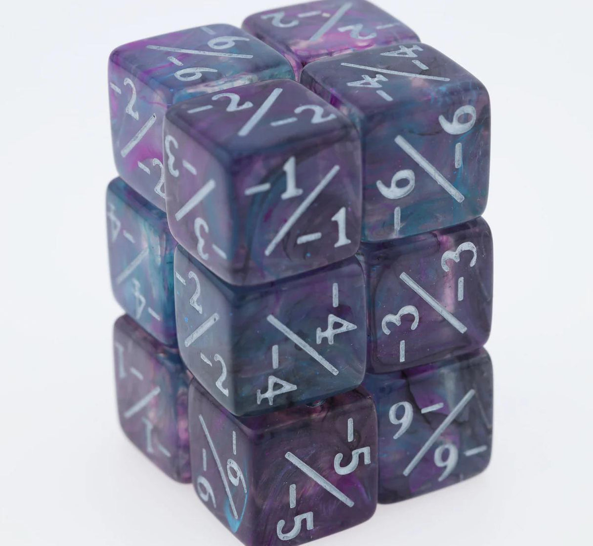 Purple Petunia -1/-1 Magic Counters - The Feisty Goblin Gamehouse -