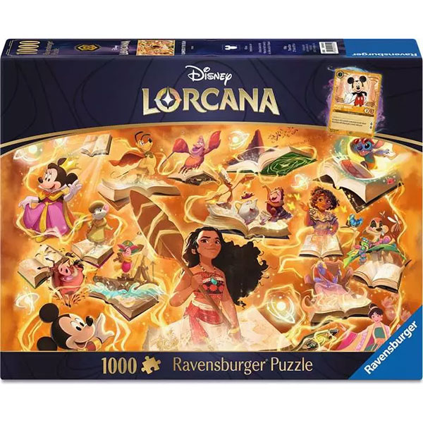 Ravensburger - Disney Lorcana Glimmers of the Realm Puzzle: Amber (1000 Pieces) - The Feisty Goblin Gamehouse -