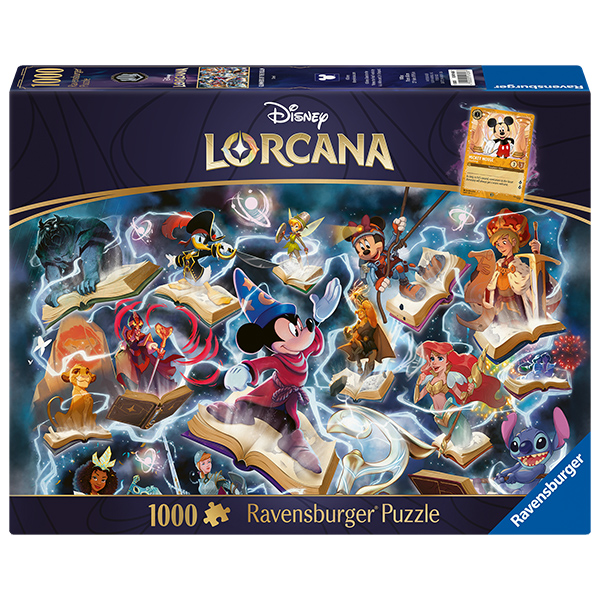 Ravensburger - Disney Lorcana Glimmers of the Realm Puzzle: Amethyst (1000 Pieces) - The Feisty Goblin Gamehouse -