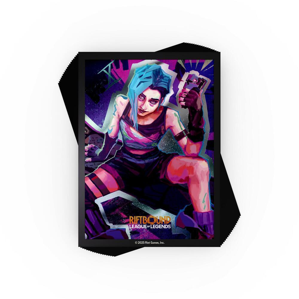 Riftbound: League of Legends Card Sleeves - Jinx - The Feisty Goblin Gamehouse -
