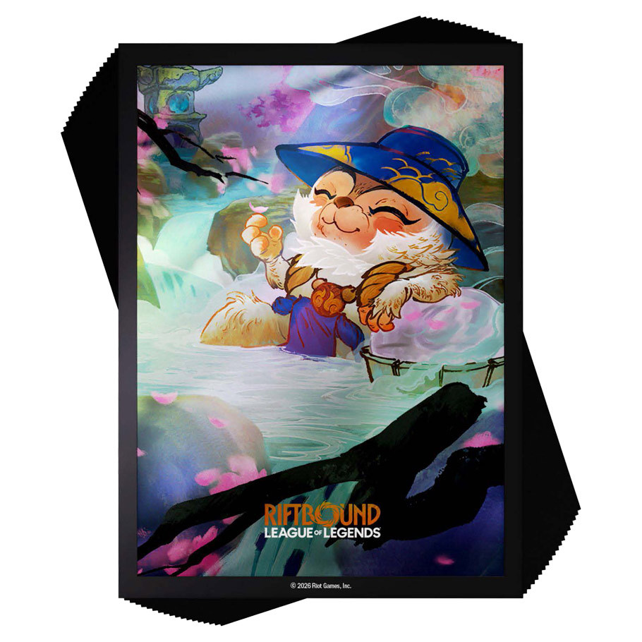 Riftbound Spiritforged "Spirit Blossom Teemo" Card Sleeves (100) - The Feisty Goblin Gamehouse -