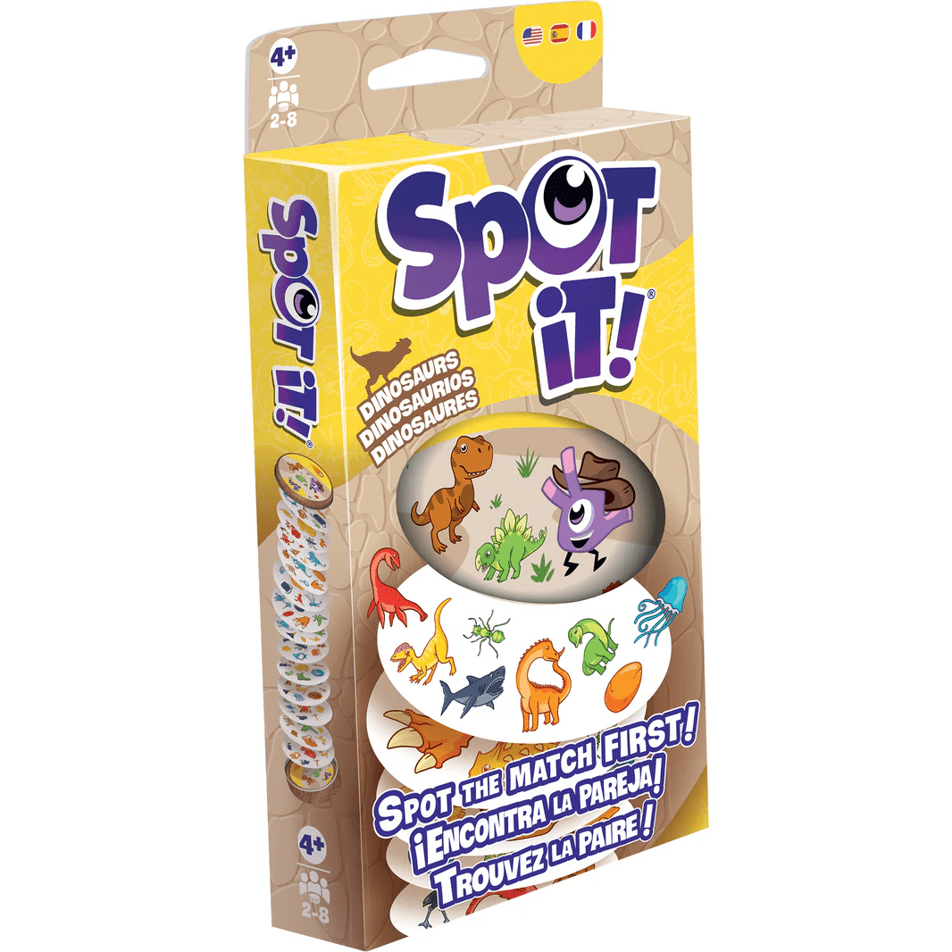 Spot It! Dinosaurs (Eco Blister) ML - The Feisty Goblin Gamehouse -