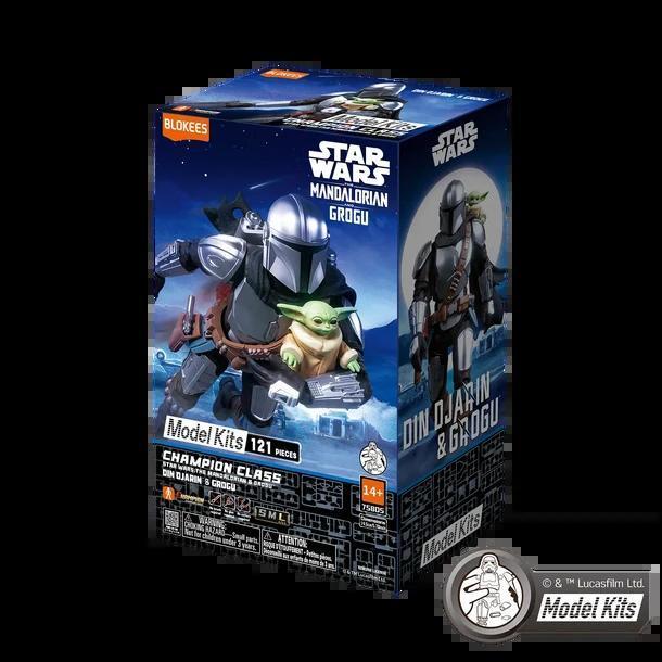 Star Wars Blokees - Champion Class 5.5" Model: The Mandalorian & Grogu - CC05 Din Djarin & Grogu - The Feisty Goblin Gamehouse -