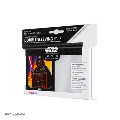 Star Wars: Unlimited Art Sleeves Double Sleeving Pack - Darth Vader - The Feisty Goblin Gamehouse -
