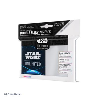 Star Wars: Unlimited Art Sleeves Double Sleeving Pack - Space Blue - The Feisty Goblin Gamehouse -