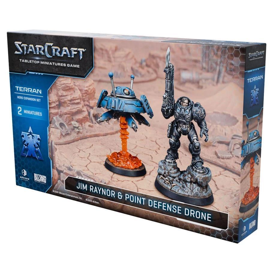 StarCraft: Tabletop Miniatures Game - Terran: Jim Raynor Hero Expansion Set - The Feisty Goblin Gamehouse -